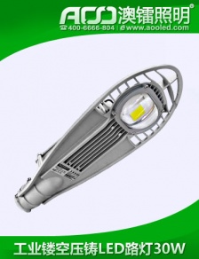 工业级镂空压铸LED路灯30W