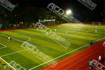 （九人制足球场-400W球场灯）深圳南山区某高级中学运动场照明改造方案